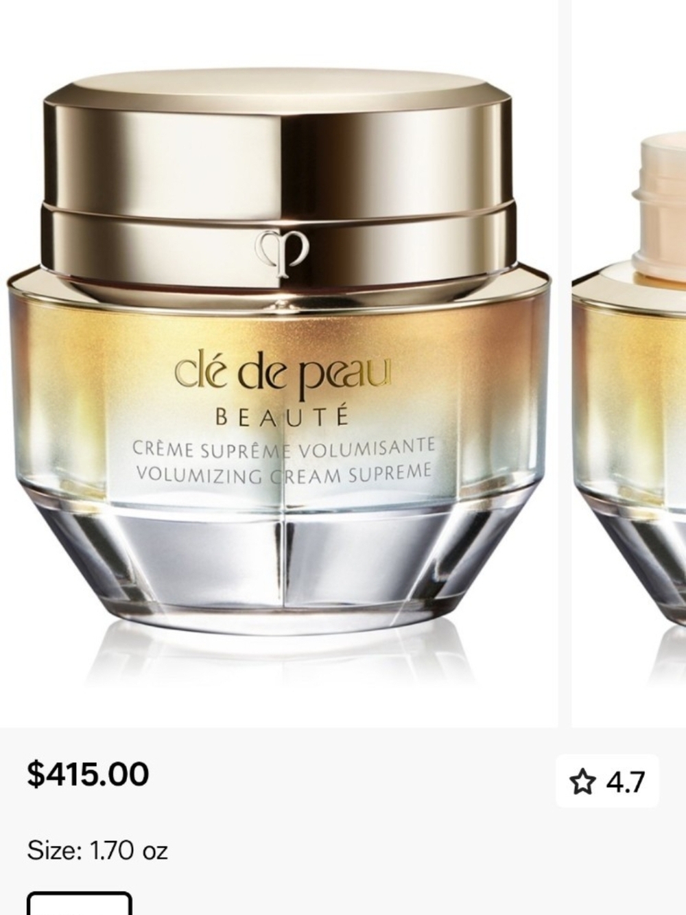 Clé de Peau Beauté Volumizing Cream - 50ml New Sealed - Picture 5 of 6